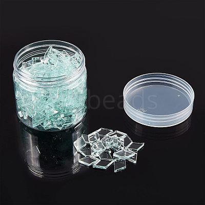 Transparent Glass Cabochons GLAA-FG0001-02-1