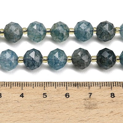 Dyed Imitation Jade Glass Beads Strands GL-Z001-02A-12-1