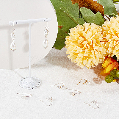8Pcs 925 Sterling Silver Earring Hooks FIND-BBC0002-67-1