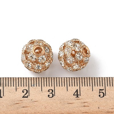 Brass Rhinestone Beads KK-A267-01KCG-1