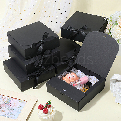 Folding Paper Gift Boxes with Ribbon CON-WH20001-11B-02-1