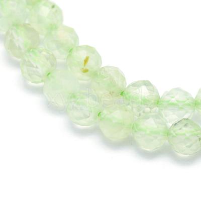 Natural Prehnite Beads Strands G-E411-25-2mm-1