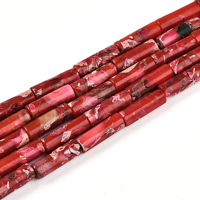 Synthetic Imperial Jasper Beads Strands G-S322-002C-1-1