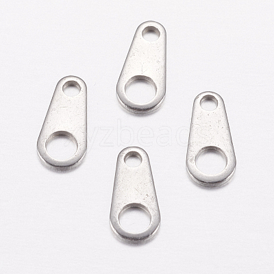 Tarnish Resistant 201 Stainless Steel Chain Tabs STAS-F149-16P-C-1