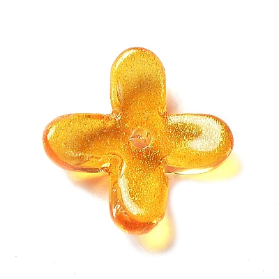 Transparent Glass Beads Caps GLAA-A011-12C-1
