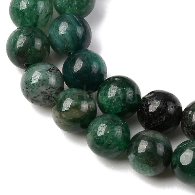 Natural Fuchsite Beads Strands X1-G-D470-12B-1-1