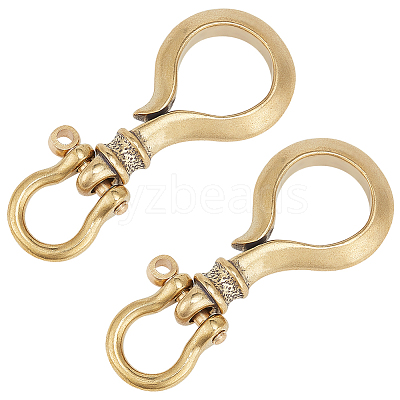 1Pc Brass D Ring Screw Pin Anchor Shackle FIND-WR0010-61-1