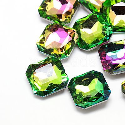 Glass Pointed Back Rhinestone RGLA-A004-23x8mm-M-1