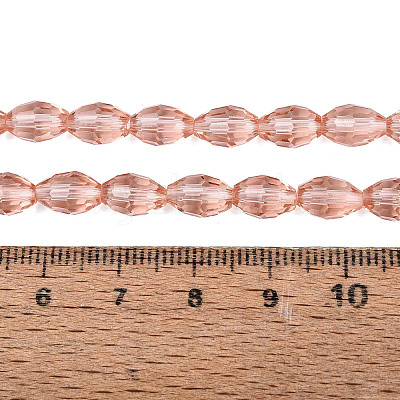 Transparent Glass Beads Strands GLAA-N071-01A-A04-1