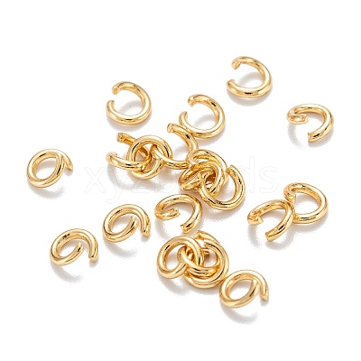 Ion Plating(IP) 304 Stainless Steel Open Jump Rings LS-STAS-F084-24G-01-1