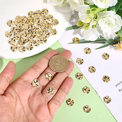 60Pcs Brass Spacer Beads KK-ME0004-05G-1