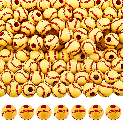 150Pcs Opaque Acrylic Round Beads MACR-PA0001-09A-1