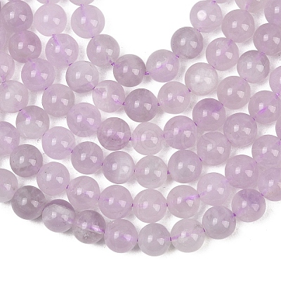 Natural Lavender Amethyst Beads Strands G-Z136-A01-6mm-1