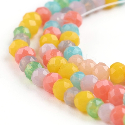 Faceted Glass Beads Strands GLAA-G074-A01-1