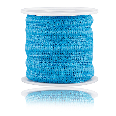 10Yards Polyester Lace Trim Ribbon OCOR-GF0004-83C-1