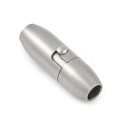 Non-Tarnish 304 Stainless Steel Locking Tube Magnetic Clasps STAS-F194-20P-1