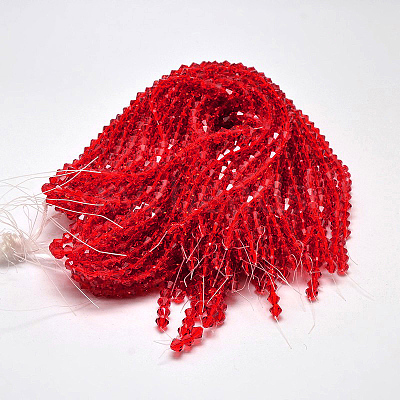 Transparent Glass Beads Strands EGLA-A039-T3mm-D14-1
