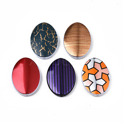 Printed Acrylic Beads MACR-N009-026-1
