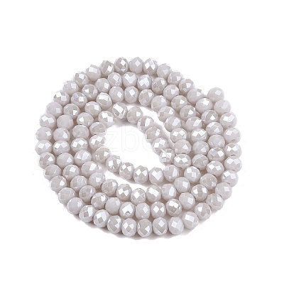 Electroplate Glass Beads Strands EGLA-A044-P4mm-A19-1