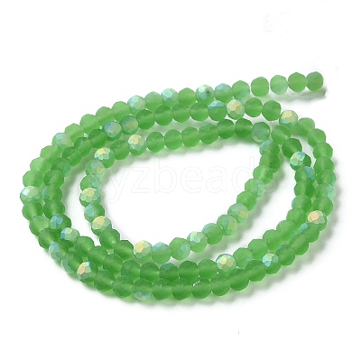 Transparent Glass Beads Strands EGLA-A034-T4mm-MB11-1