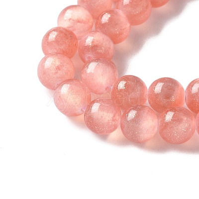 Natural Selenite Beads Strands G-C142-01A-12-1