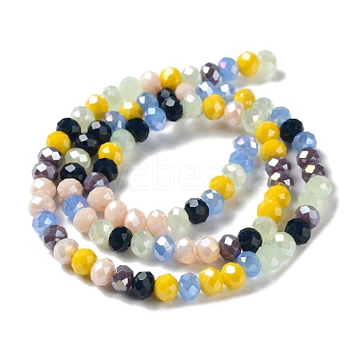 Glass Beads Strands EGLA-A034-M6mm-54-1