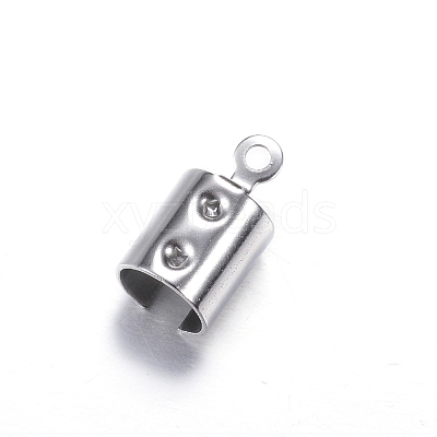 Tarnish Resistant 304 Stainless Steel Folding Crimp Ends STAS-N0013-22P-1