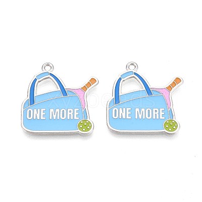Alloy Enamel Sports Pendants ENAM-T022-64P-1