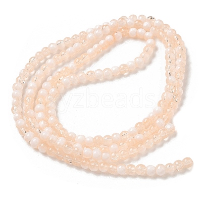 Crackle Glass Beads Strands GLAA-U001-4mm-05-1