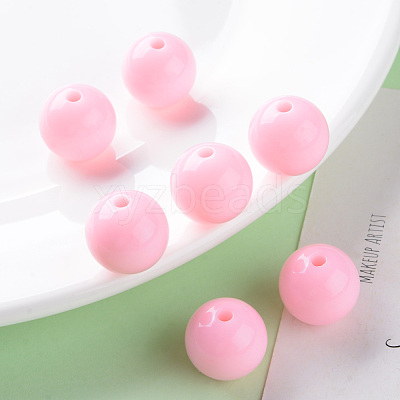Opaque Acrylic Beads MACR-S370-C16mm-A01-1