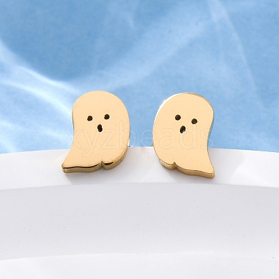 304 Stainless Steel Stud Earrings EJEW-P126-22-1