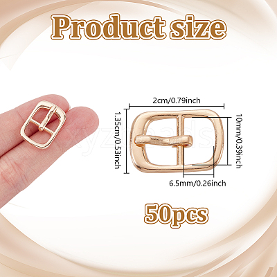 50Pcs Zinc Alloy Roller Buckles FIND-GA0007-99-1