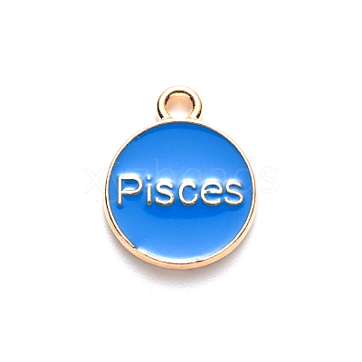 Alloy Enamel Pendants ENAM-S124-01A-02H-1