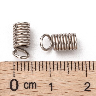 Iron Coil Cord Ends E195Y-1