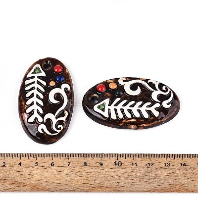 Handmade Porcelain Big Pendants PORC-T133-47-1