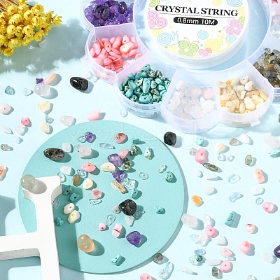 DIY Gemstone Bracelet Making Kit DIY-YW0006-65-1