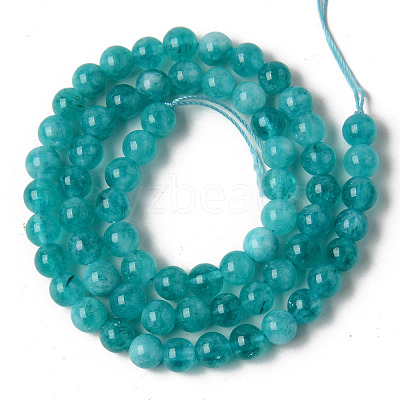 Natural Quartz Beads Strands G-T129-03-6mm-1
