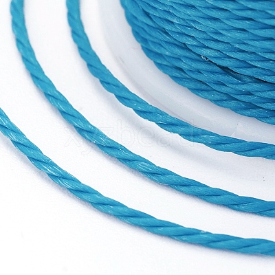 Round Waxed Polyester Cord YC-G006-01-1.0mm-14-1