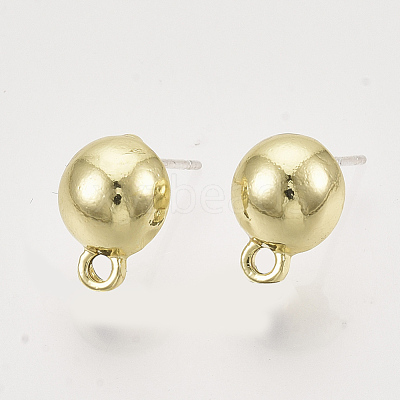 Alloy Stud Earring Findings PALLOY-S121-254A-1