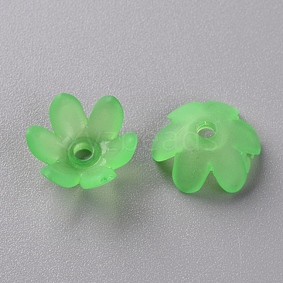 Frosted Acrylic Bead Caps MACR-S371-07A-734-1