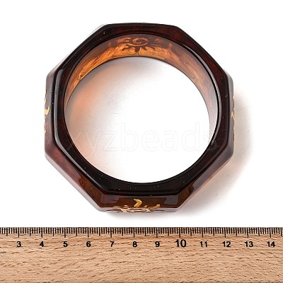 Resin Bangles for Women BJEW-B167-01A-1