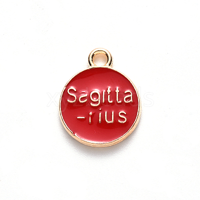 Alloy Enamel Pendants LS-ENAM-S124-01B-07F-1
