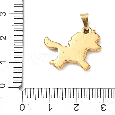 304 Stainless Steel Pendants STAS-B141-01B-G-1