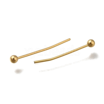 Brass Ball Head Pins KK-H502-03K-G-1