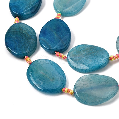 Natural Dragon Veins Agate Beads Strands G-P605-L02-09-1