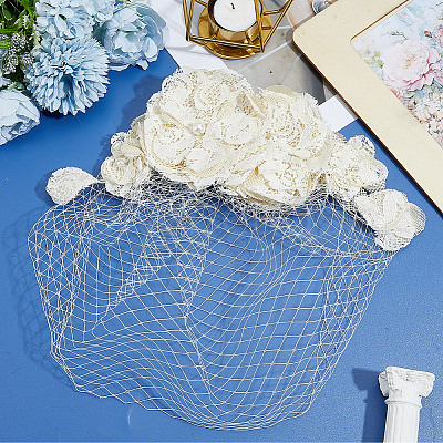 Mesh Veil Hair Bands OHAR-WH20816-004P-1