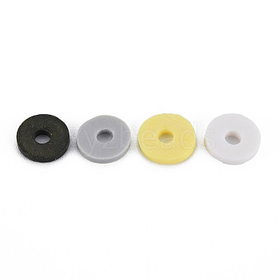 4 Colors Handmade Polymer Clay Beads CLAY-N011-032-02-1