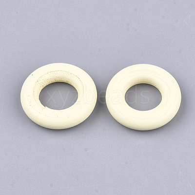 Painted Wooden Linking Rings WOOD-Q040-003B-08-1