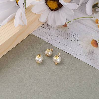 Natural Keshi Pearl Pendants PALLOY-JF00594-03-1