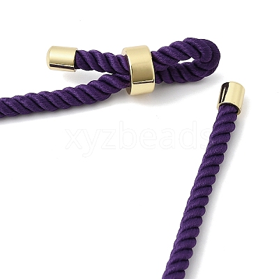 3MM Round Nylon Milan Cord Necklaces Making BJEW-H642-01G-23-1